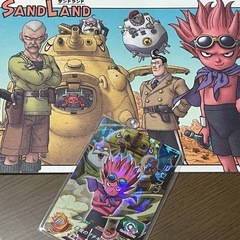 劇場版SAND LAND サンドランド 入場者特典　アートボード＆バトルカードの画像