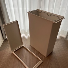 「無印良品」ポリプロピレン、ゴミ箱、サイズ大（30L）の画像