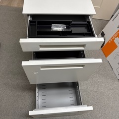 オフィス用　引き出し　ホワイトの画像