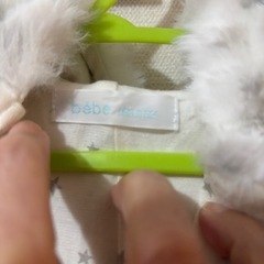 ｂｅｂｅ　モコモコカバーオール　60-80 の画像