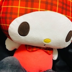 新作 新品 ラウワン限定 マイメロ BIGぬいぐるみの画像
