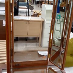 ★リユースのサカイ高崎店★TJ13508  ドレッサー ブラウン H153×D40×W65.5 クリーニング済み								の画像