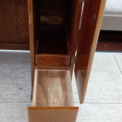 ★リユースのサカイ高崎店★TJ13508  ドレッサー ブラウン H153×D40×W65.5 クリーニング済み								の画像