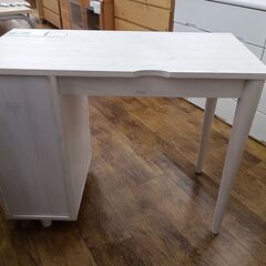 ★リユースのサカイ水戸店★  デスク 白 H72.5×D45×W90 クリーニング済み MT6528の画像