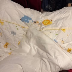 掛け布団と掛け布団カバーの画像