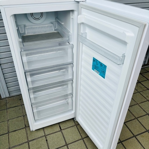 直接引き取り3,000円引き⭐︎大阪府下又は近郊は配送設置込み? Haier 138L 冷凍庫 JF-NUF138B 動作品◇2021