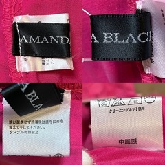 アマンダブラックAMANDA BLACKドレス カラードレス ワンピース キャバドレス ラウンジ クラブ ナイトドレス ブライダルチェリーピンク pink ピンク桃色系花柄植物柄 レディースlady's LADYS女性用、婦人 ウィメンズwomen’sの画像