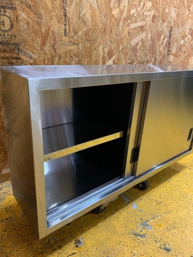 a(7725) ② タニコー ステンレス 吊戸棚 W1200D300H600 戸棚 吊り戸棚 壁掛け ラック 業務用 収納 tanic