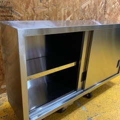 a(7725) ② タニコー ステンレス 吊戸棚 W1200D300H600 戸棚 吊り戸棚 壁掛け ラック 業務用 収納 tanico 直接引き取り歓迎 大阪の画像