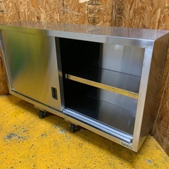 a(7725) ② タニコー ステンレス 吊戸棚 W1200D300H600 戸棚 吊り戸棚 壁掛け ラック 業務用 収納 tanico 直接引き取り歓迎 大阪の画像