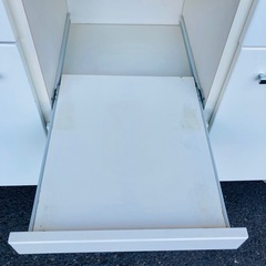 キッチンカウンター　カウンター棚　キッチン収納棚　ホワイト家具　レンジボード　120×42.5×82cm
の画像