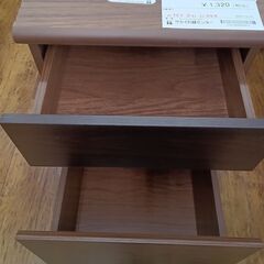 ★リユースのサカイ水戸店★  袖机 ブラウン H54.5×D41.5×W38.5 クリーニング済み MT6531の画像