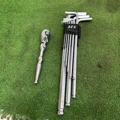 KTC エクステンションバー・六角・ラチェットセット【野田愛宕店】【店頭取引限定】【中古】管理番号：ITIZK92O8GRJの画像