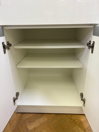 【ジャングル深井店】★レンジ台 ホワイト 収納家具 家具 堺市（中区 堺区 東区 西区 南区 北区）和泉市 河内長野市 富田林市 松原