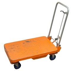 ◯動作品 スギヤス ハンドリフター 足踏みペダル式 リフトテーブル 昇降台車 油圧 150kg ビシャモン Bishamon BX15 中古品 ジモティ姫路の画像