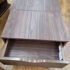 ★リユースのサカイ水戸店★ NITORI ローテーブル ダークブラウン H38×D60×W100 クリーニング済み MT6532の画像