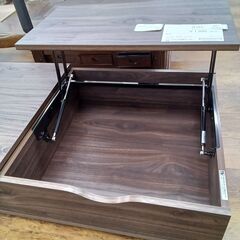 ★リユースのサカイ水戸店★ NITORI ローテーブル ダークブラウン H38×D60×W100 クリーニング済み MT6532の画像