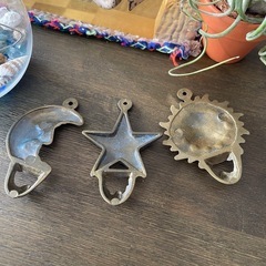 アンティーク風、真鍮フックの画像