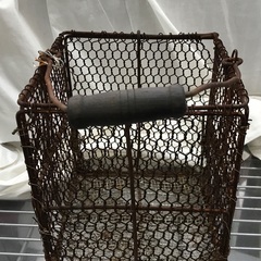 ⭐︎ドリーム2号館⭐︎ ジモティー割引 ヴィンテージ 手持ち付カゴの画像