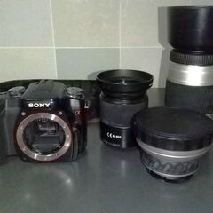 sony α100 デジタルカメラ　一眼レフの画像