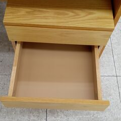 ★リユースのサカイ高崎店★TJ13514 NITORI デスク　サイドテーブルセット ライトブラウン H72×D40×W100 クリーニング済み										 										の画像