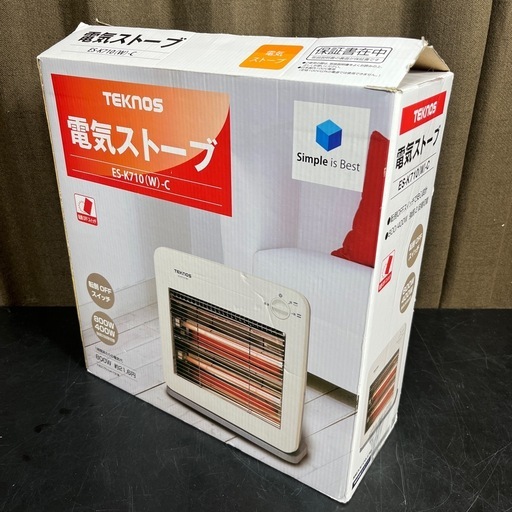TEKNOS 電気ストーブ ES-K710(W)-C (DKSクリエイト) 上田の季節、空調