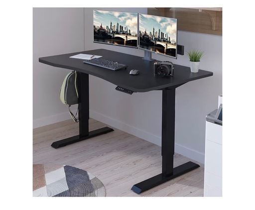 昇降式デスク 電動 ゲーミングデスク昇降式テーブル 幅120cm*奥行き