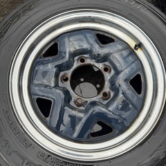 JB23W 鉄ホイール　メッキの画像