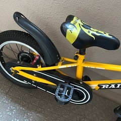 14インチ子供用自転車／キレイ・防犯解除済み・カゴ付きの画像