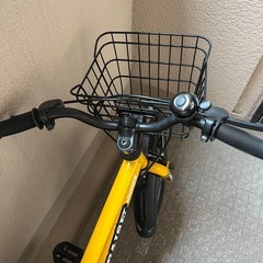 14インチ子供用自転車／キレイ・防犯解除済み・カゴ付きの画像