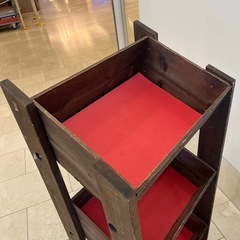 木製 ワインラック 陳列棚 斜傾什器 の画像