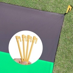 ビーチブランケット、特大ビーチマット、砂防止防水ピクニックブランケットの画像