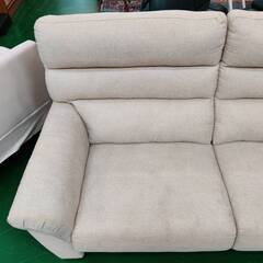 【愛品倶楽部柏店】ワイド2人掛けソファ ミドルバック 幅180cm 背もたれ取外し可能 ファブリックの画像