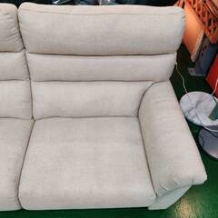 【愛品倶楽部柏店】ワイド2人掛けソファ ミドルバック 幅180cm 背もたれ取外し可能 ファブリックの画像