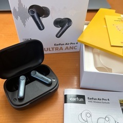 EarFun Air Pro 4 ワイヤレスイヤホン ブラックの画像