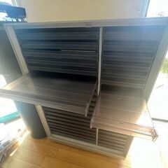 書類棚 収納棚 レターラック トレーキャビネット オフィス レターケース 書類ケース 書庫の画像