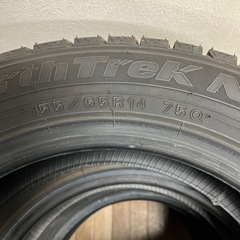 ■中古冬タイヤ■オートバックス North Trek N5 スタッドレスタイヤ　155/65R14　75Q　4本　1シーズンの画像