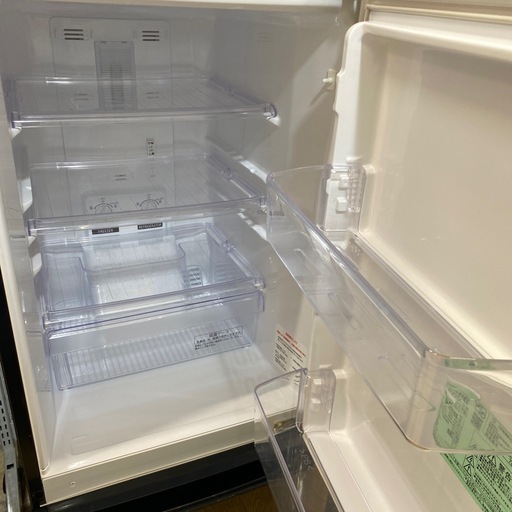 12/12値下げしました！?人気?2017年製 MITSUBISHI 146L冷蔵庫 MR-P15A-B 三菱 右開き ブラック 2ド