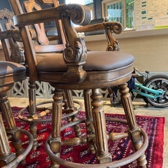 レトロ　カウンターチェアの画像