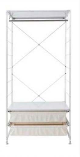 無印良品 スチール ユニット シェルフ 帆布引出し付き