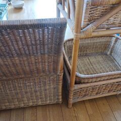 かご収納の画像