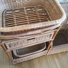 かご収納の画像