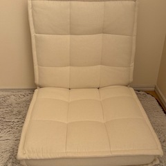 【短時間2〜3回のみの使用】ニトリ　座椅子　カバー付きの画像