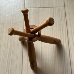 阪神タイガースポールスタンド木製！ポール欠品！現状品！レア商品の画像