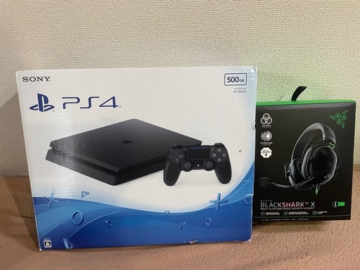 pS4とヘッドセット