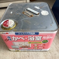 水性かべ、浴室用塗料7L アイボリー色の画像