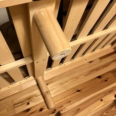 値下げシングルすのこベッドの画像