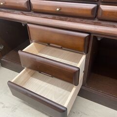 【値下げしました】【ジャングルジャングル滋賀草津店】ジモティ来店特価‼ 飾り棚 ブラウン J-251218の画像