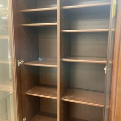 【値下げしました】【ジャングルジャングル滋賀草津店】ジモティ来店特価‼ 飾り棚 ブラウン J-251218の画像