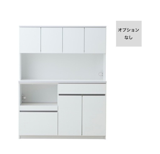 12/12まで‼️超美品！格安！食器棚鏡面ホワイト